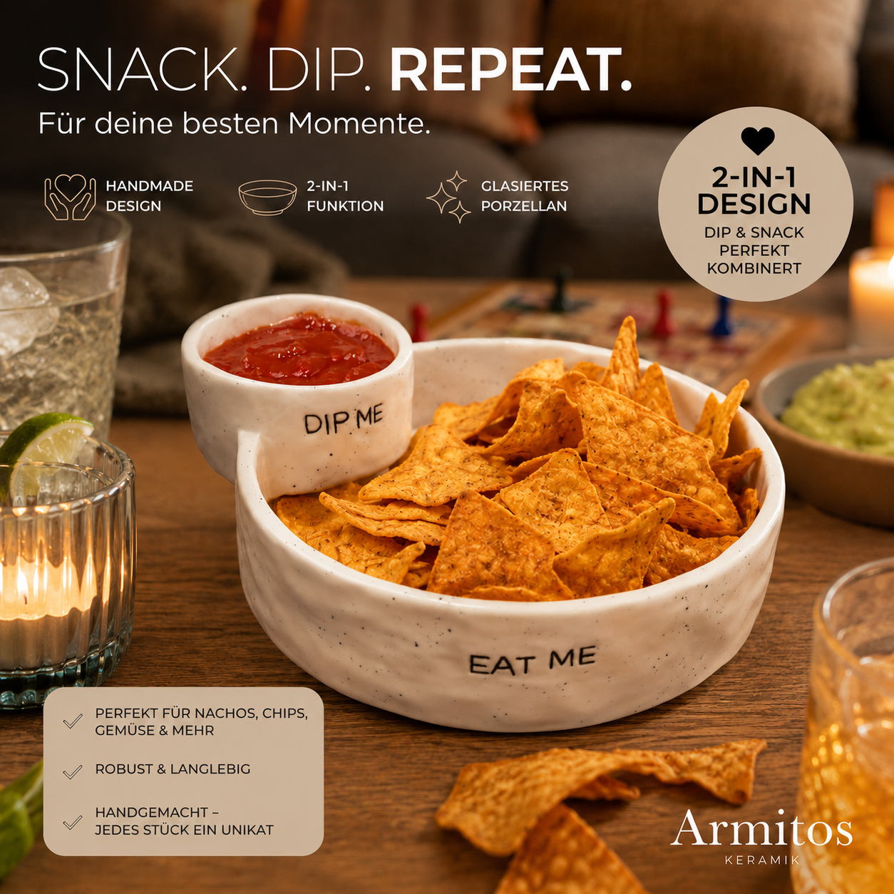 Eat Me Dip Me Bowl